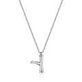 Click to view product details and reviews for Rox Bamboo Sterling Silver Letter Y Pendant.