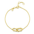 Click to view product details and reviews for Rox Cane Yellow Oval Linked Bracelet.