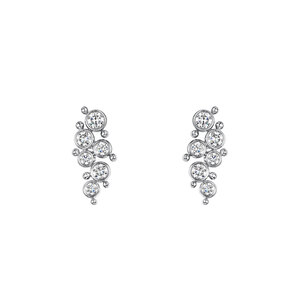 Cascade Diamond Drop Earrings 039cts