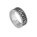 Click to view product details and reviews for Gucci Gg Marmont Aged Silver Ring.