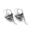 Click to view product details and reviews for Miniature Leopard Head Hook Earrings In Silver Default Title.