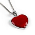 Click to view product details and reviews for Heart Shaped Red Horn Coral Necklace Natural Designer Gemstone 16 42cm.