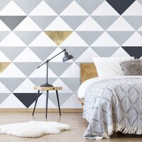 ANDVIKA Large Triangle Wall Decals - Pack of 12 / Mixed Colours