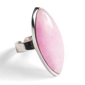 Pink Aragonite Gemstone Ring Natural Designer Gemstone Default Title