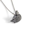 Click to view product details and reviews for Miniature Hedgehog Necklace In Silver 16 42cm.