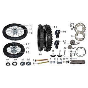 M2r M1 250cc Dirt Bike 70 100 19 Front Tyre