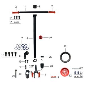 Gotrax H600 Electric Scooter Rear Mudguard Fixing Bolt