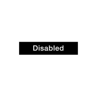 Disabled Door Sign