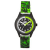 Hype Kids Green Leaf Pattern Watch
