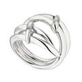 Click to view product details and reviews for Shaun Leane Sabre Deco Silver Twist Ring Code Sa072ssnarzp.