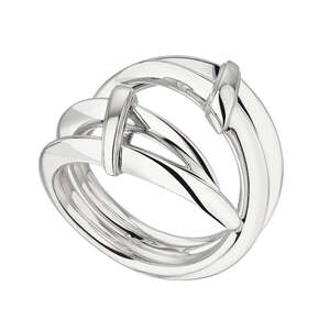 Shaun Leane Sabre Deco Silver Twist Ring Code Sa072ssnarzp