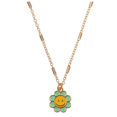 Flower Power Necklace - Mint