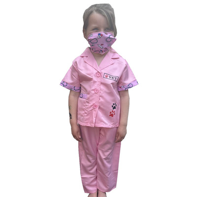 Girls Boys Dress Up Role Play Fancy Dress Costumes Ages 3-7 - Vet (Girl) - 3-5 years