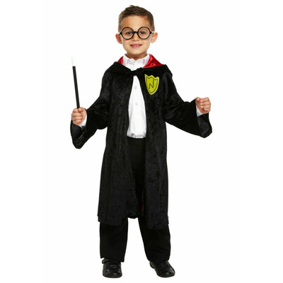 Harry Potter Fancy Dress Costume & Accessories (7-9 Years) - Wizard Costume - Age 7-9 Years (U00 187)