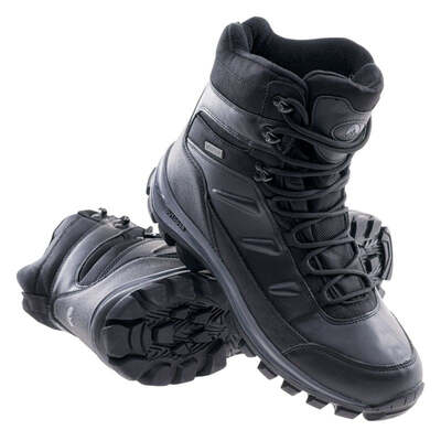 Elbrus Black Spike Mid Waterproof Mens Shoes - Black