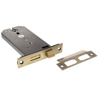 Atlantic Horizontal Bathroom Lock (6 Inch), Matt Antique Brass - ALKHZBMAB MATT ANTIQUE BRASS - 6 INCH