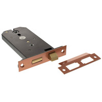 Atlantic Horizontal Bathroom Lock (6 Inch), Urban Satin Copper - ALKHZBUSC URBAN SATIN COPPER - 6 INCH