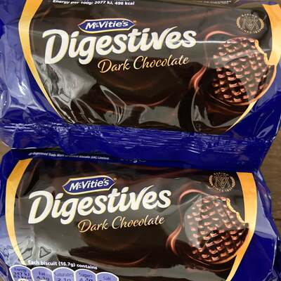3x Mcvities Dark Chocolate Digestive Biscuits (3x200g)