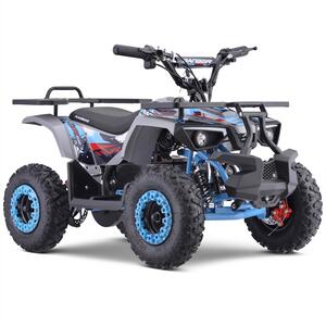 Funbikes Ranger 1000w Nardo Grey Blue Kids 2024 Premium Electric Mini Quad Bike