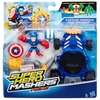 Marvel Super Hero Mashers Captain America Racer Vehicle And Figure - 8.00 Marvel Super Hero Mashers Captain America Racer Vehicle And Figure