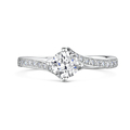 Click to view product details and reviews for Brilliant Cut Diamond Shoulder Ring 085cts.