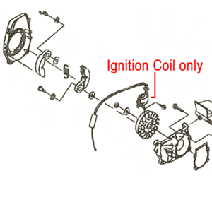 Mitox Replacement Ignition Coil 26cc Mi1e34f52