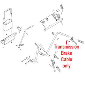 Dr Replacement Transmission Brake Cable Dr181131
