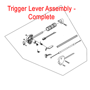 Mitox Brushcutter Trigger Lever Assembly Micg2602