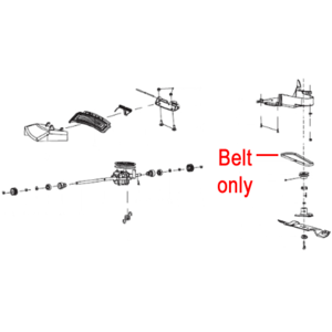 Cobra Lawnmower Drive Belt 25100127502