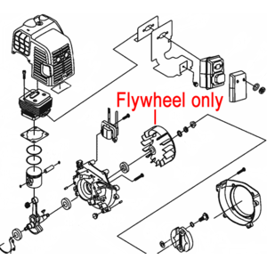 Mitox Replacement Flywheel Mi1e34f 2e31