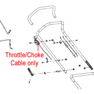 Cobra Throttle Choke Cable 29100102902