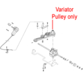Click to view product details and reviews for Mountfield Transmission Variator Pulley 122601916 0.