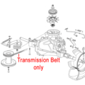 Click to view product details and reviews for Mountfield F72 Transmission Belt Rider Hydro 135061403 0.