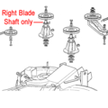 Click to view product details and reviews for Mountfield Stiga Deck Right Blade Shaft 125020803 0.