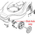 Click to view product details and reviews for Mountfield Lawnmower Stub Axle 381005089 0.