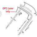 Click to view product details and reviews for Mountfield Lawnmower Engine Brake Opc Lever 181003300 1.