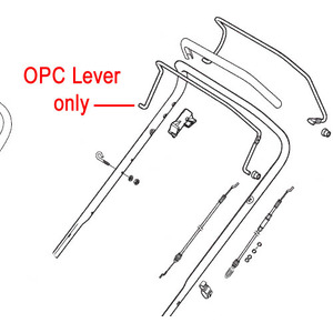 Mountfield Lawnmower Engine Brake Opc Lever 181003300 1