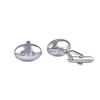 Rugby Ball Silver Cufflinks - 16.99 Rugby Ball Silver Cufflinks