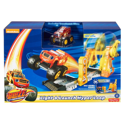 Fisher-Price Blaze & the Monster Machines Light & Launch Hyper Loop Playset