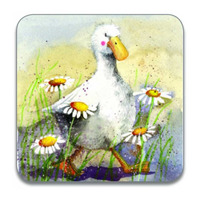 Alex Clarks Duck In The Daisies Coaster
