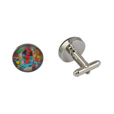 Superhero Spiderman Attack Cufflinks