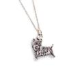 Click to view product details and reviews for Yorkshire West Highland Scottish Terrier Dog Necklace In Silver 16 42cm.