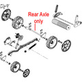 Click to view product details and reviews for Cobra Gtrm43 Electric Lawnmower Rear Axle 1413244.