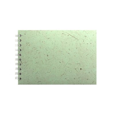 A5 Landscape, Peppermint - Classic / Recycled White / 35
