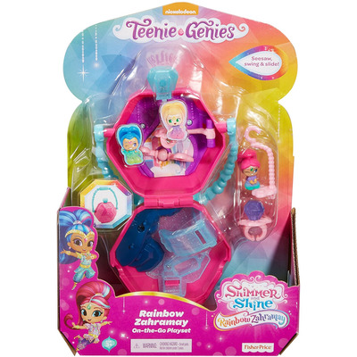 Fisher Price Shimmer & Shine Rainbow Zahramay on-the-Go Toy Playset