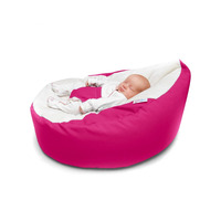 GaGa Pre-Filled Baby Bean Bag in Cerise Pink Colour