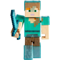 Minecraft Alex In Diamond Armor Action Figure