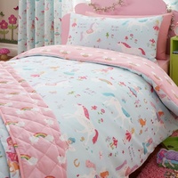 Unicorns and Rainbows Toddler Duvet Cover Sets