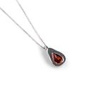 Click to view product details and reviews for Avocado Necklace In Silver And Cognac Amber 16 42cm Cognac.