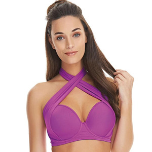 Freya Deco Swim Multiway Bandeau Bikini Top Ultra Violet
